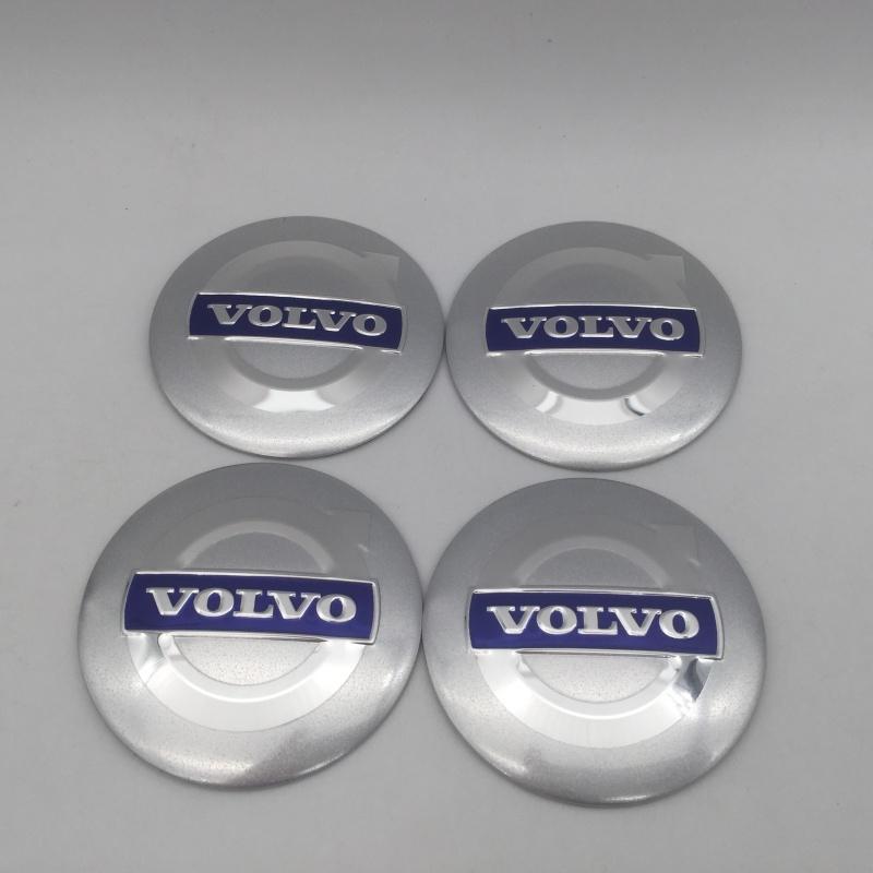 4pcs 3D For VOLVO 56mm 60mm 65mm Car Wheel hub Center Cap emblem Badge covers sticker Decals Styling accessories