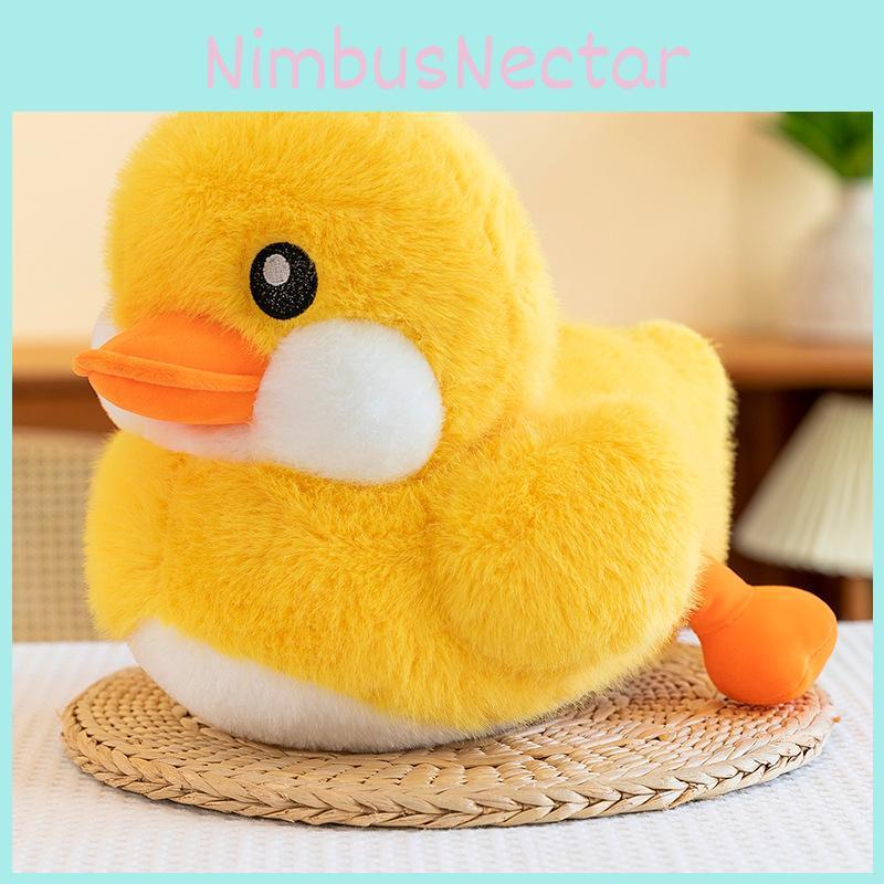 Yellow Duck Plush Toy Cartoon Stuffed Animal Doll Room Decoration Kids Gift