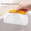 Stainless Steel Beveled Rice Noodle and Cream Scraper with Scale - Multi-Purpose Baking Cutter.