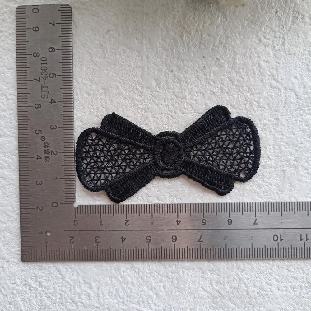 Bowknot Lace Applique Trim Handmade DIY Lace Fabric for Bags Hair Clips Hair Decor