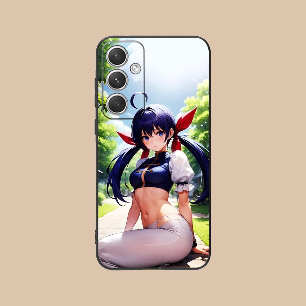 Fatal Fury Hotaru Futaba Phone Case for Samsung Galaxy S26 S25 S24 S23 S22 S21 S20 Note20 Plus FE Ultra Colorful Cover Luxury