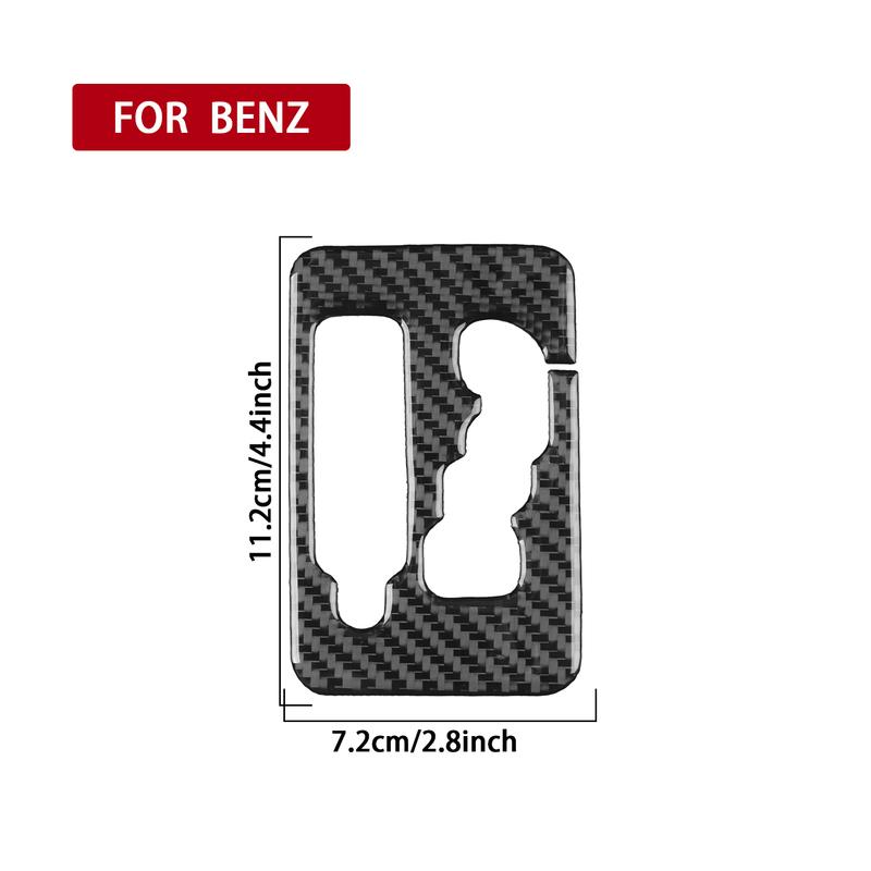 For Mercedes Benz G-Class W463 2004—2012 Car Accessories Carbon Fiber Gear Shift Inner Frame Panel Interior Cover Trim Sticker