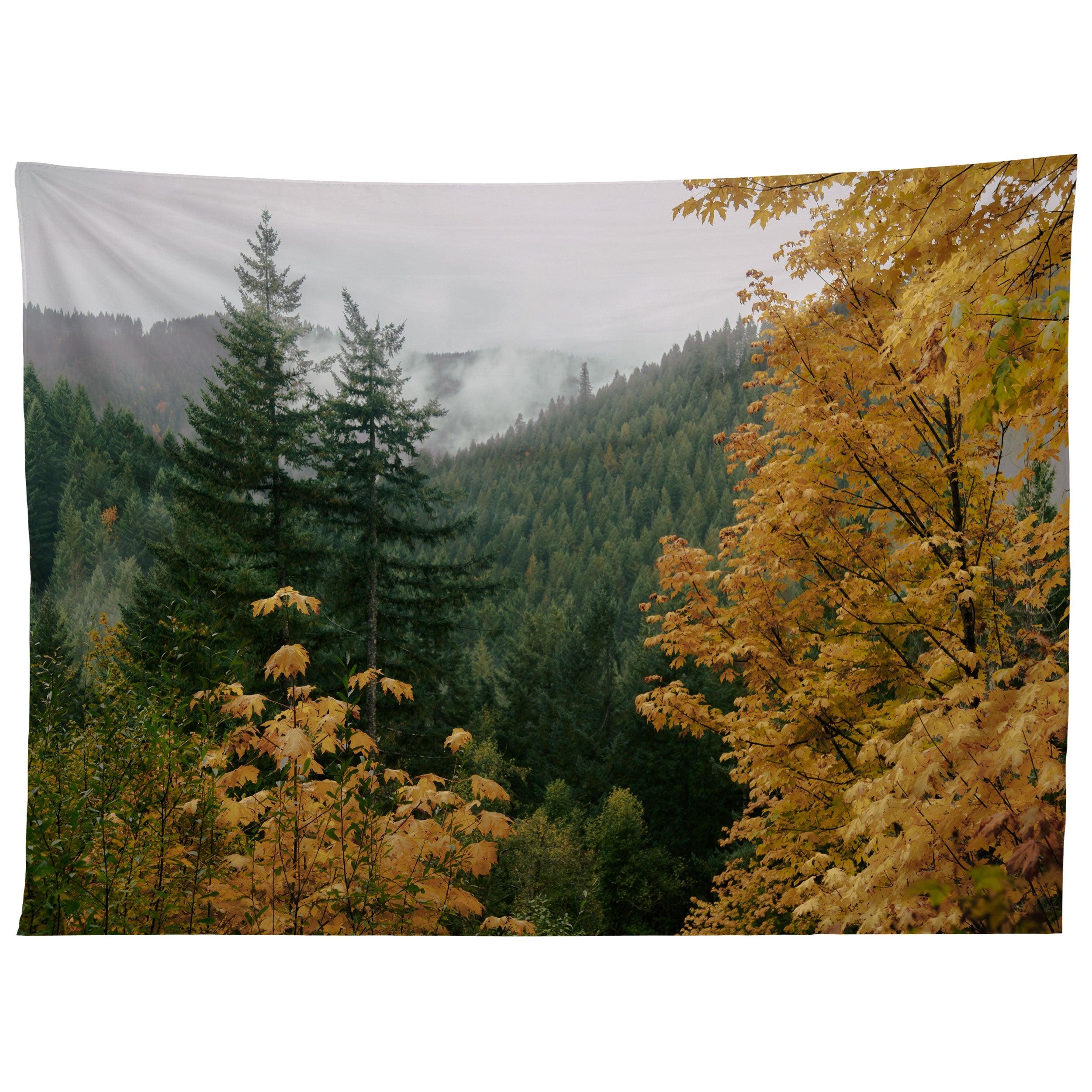 FOREST NATURE LANDSCAPE tapestry 75x100