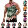Men's Workwear Lapel Button-Down Vest Shirt - Lightweight Sleeveless Top