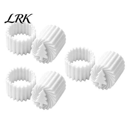 Holiday Baking Tool Double-Sided Mooncake Press Mold, 2-in-1 Plastic Pastry Stamp, Christmas Gadgets for Pastries Tree Design Decorative Homemade