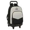 School Rucksack with Wheels Grey Black Grey 33 X 45 X 22 Cm