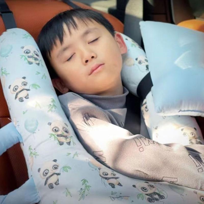 Portable Infant Neck Rest Support Pillow For Car Seats Strollers Comfortable Polyester Filling Easy To Clean Headrest