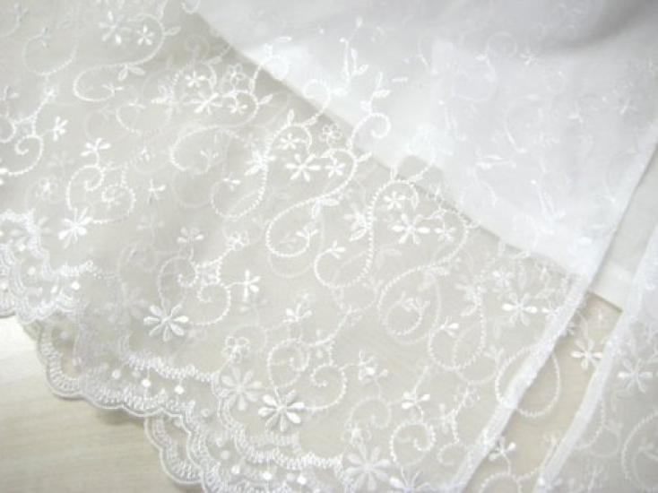 [OP mini] Small flower embroidered cape with hat for shrine visit 507121