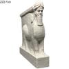 Mythische Kreaturen Geflügelter Stier Gipsstatue Handwerk Schreibtischdekoration Kreative Kunstwerke Geflügelter Stier Skulptur Raum Ästhetische Dekoration