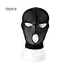 Women Sexy Black Lace Full Face Mask, Stretch Mesh Hood with Eye and Mouth Openings for Halloween Cosplay Party