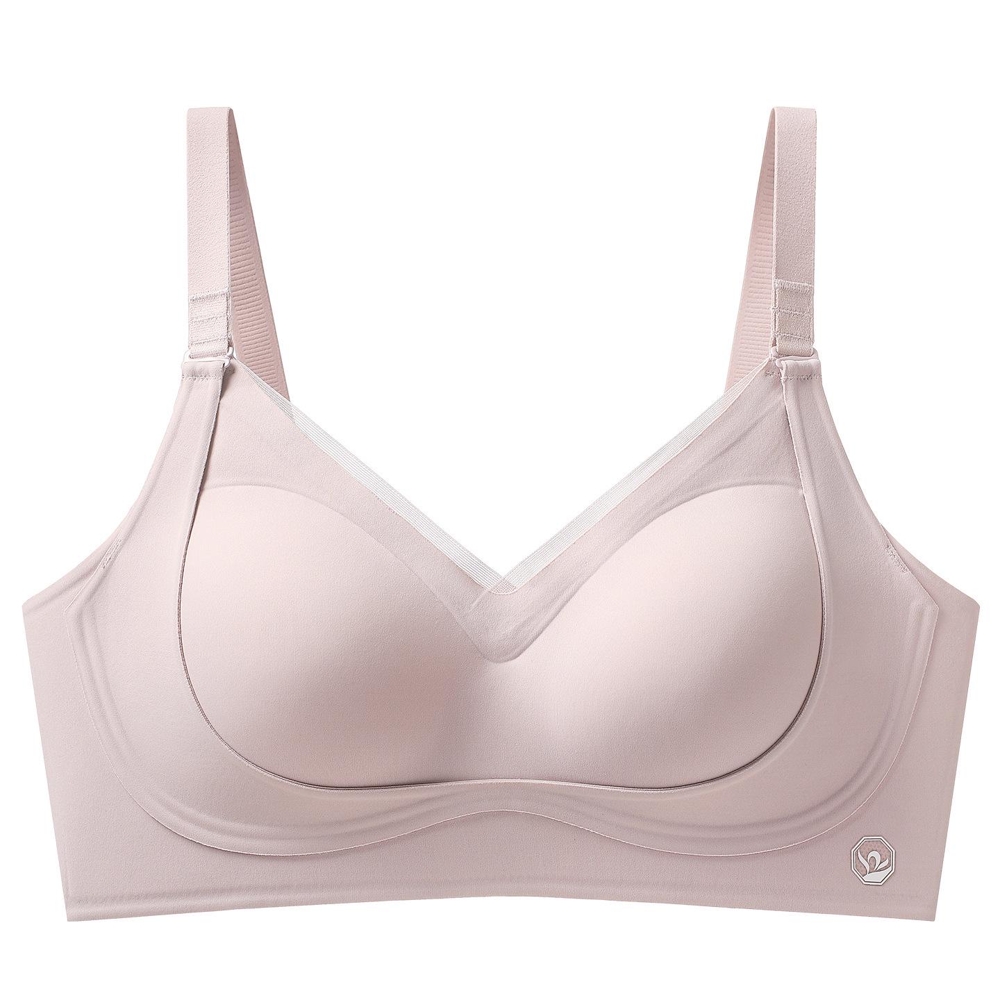 

Бесшовный поддерживающий бюстгальтер: Небольшое увеличение груди, Мягкая поддержка, Сбор бокового жира, Регулировка против провисания XL/115-130 jin