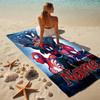 Custom Name S-Spide M-Man Artwork Stylish Digital Printing Beach Towel Quick‑Drying Absorbent Blanket for Beach Pool Gym Travel