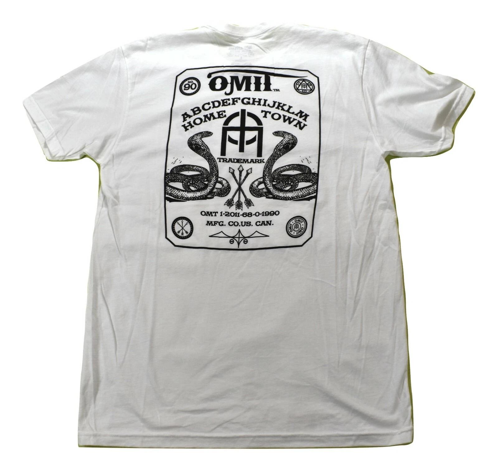 Omit Mens Dark Lord White Tee Shirt New L 2XL