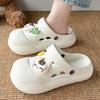 Hole shoes wear summer thick-soled new EVA soft-soled non-slip bag head sandals