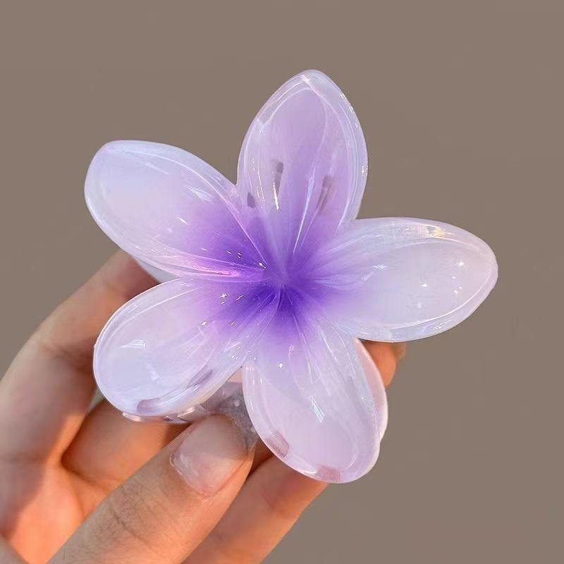 Vintage Damen Mehrfarbige Frangipani Fee Haarspange