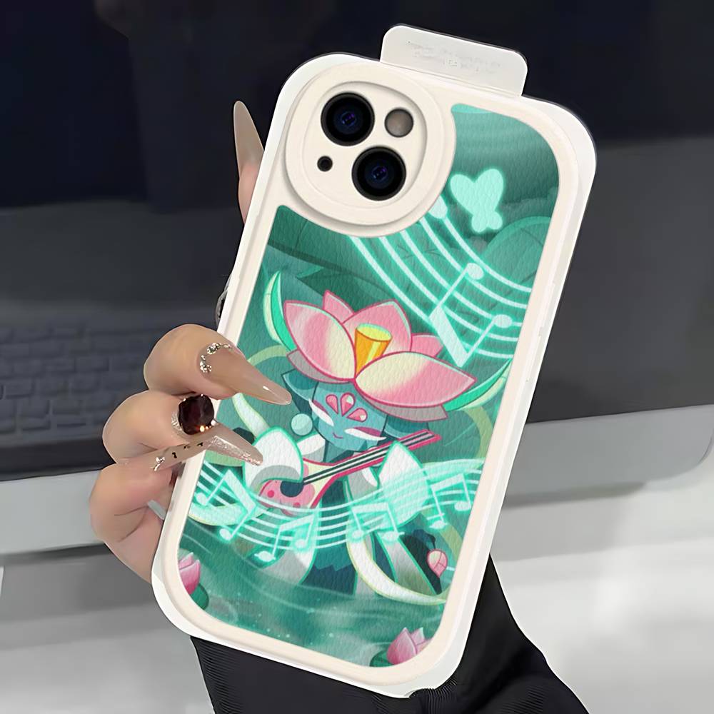 Mobile Game C-Cookie Run Kingdom Phone Case For IPhone 16 15 14 13 12 11 Pro Max Plus Soft Leather Cover