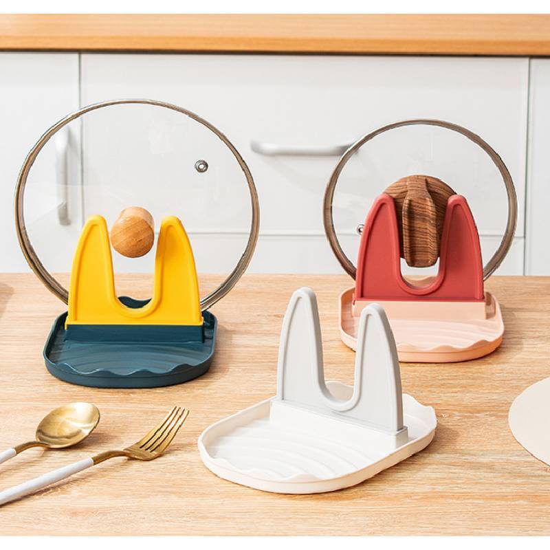Kitchen Pot Lid Organizer With Multifunctional Uslot For Home Use