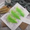 10-15Cm Fluffy Turkey Feathers Hard Stick Colorful Marabou Plume Wedding Party Decoration Jewelry Creation Accessories