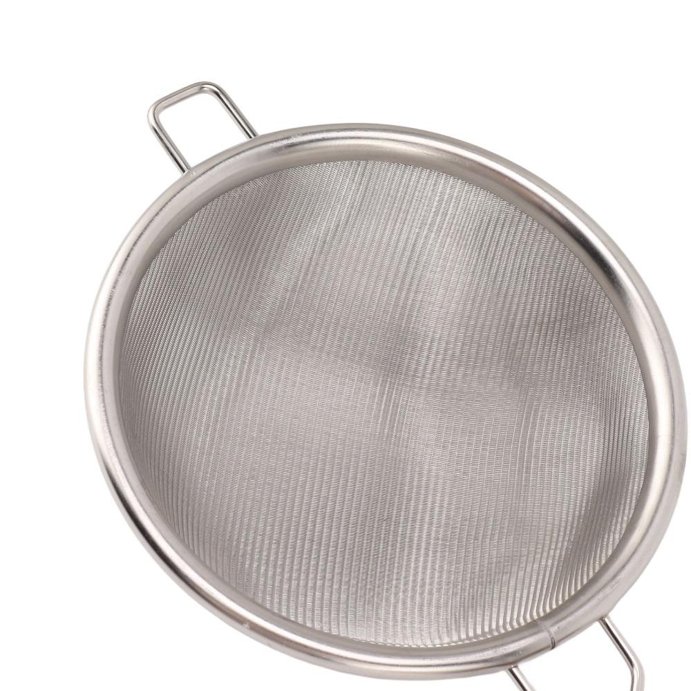 Tea Accessories Stainless Steel Tea Strainer Fine Mesh Wooden Handle Tea Infuser Easy To Clean Tea Filter Office Use