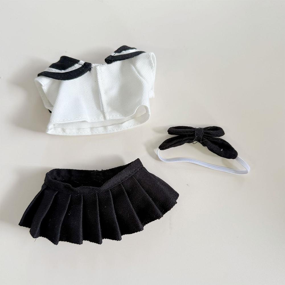 

Для 17см куклы Лабубу Одежда Модная одежда Юбка JK Одежда для куклы Подходящее по цвету платье Аксессуары для кукол Милое украшение Маленькая одежда 02