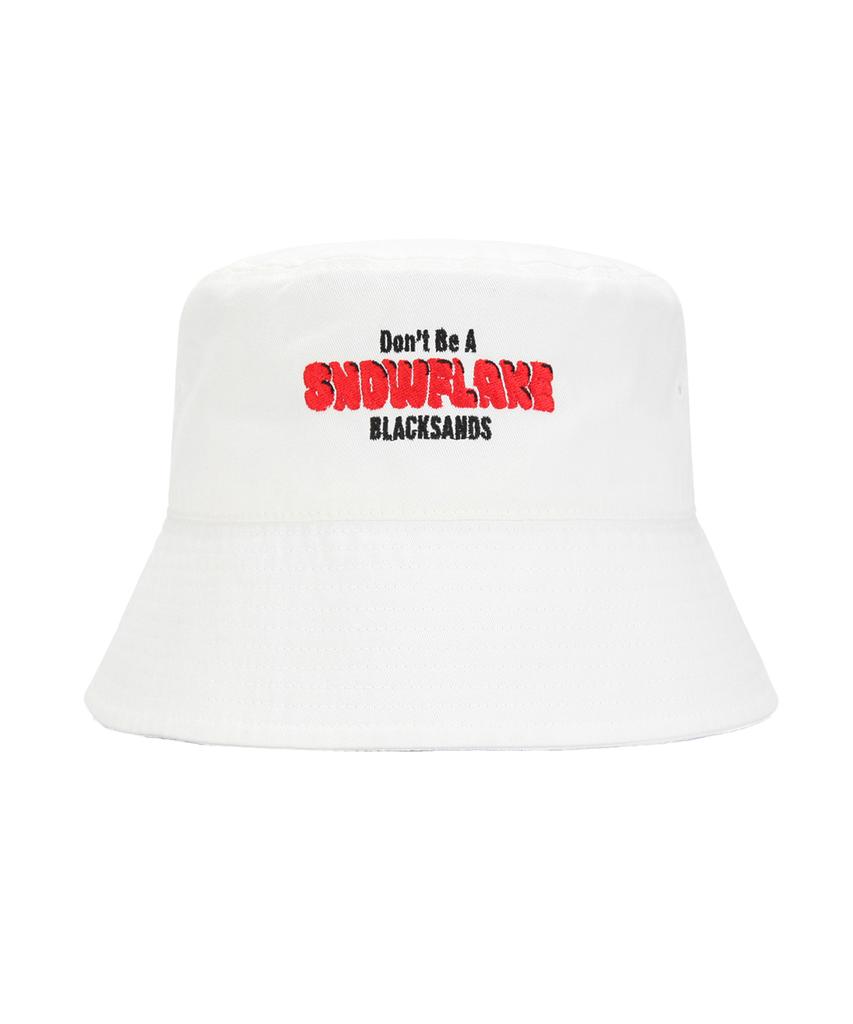 Beullaegsaenjeu Flake Embroidered Bucket Hat_White
