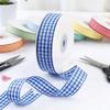 1/2cm Plaid Ribbon DIY Crafts Bow Ribbon Variety Pack Gingham Ribbon  Christmas Decoration