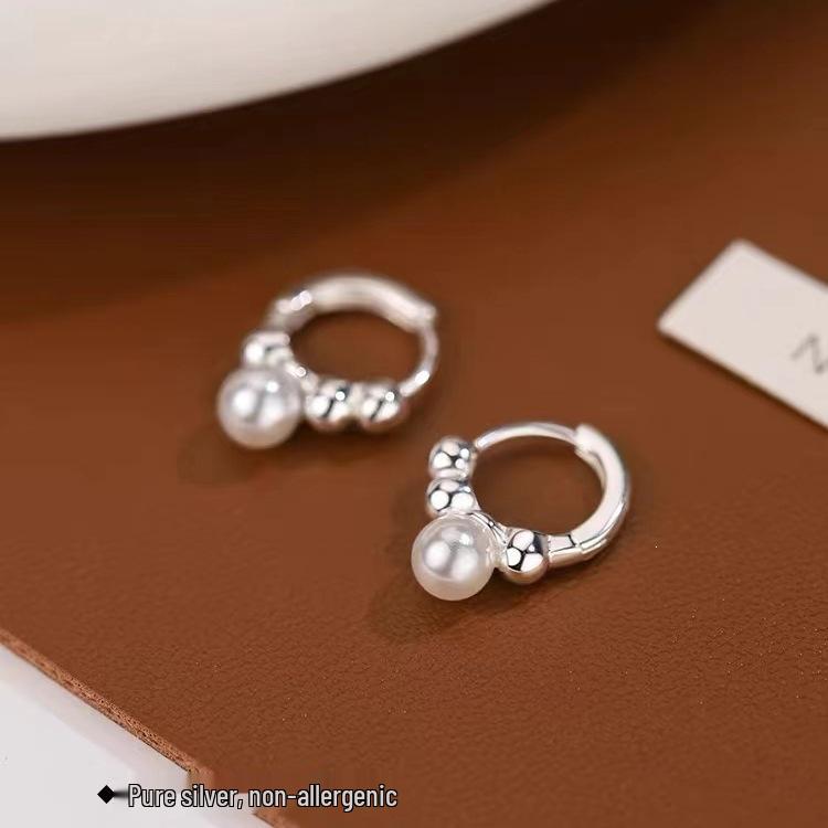 2024 New Style Pearl Earrings | 925 Sterling Silver Studs | Light Luxury Women's Jewelry