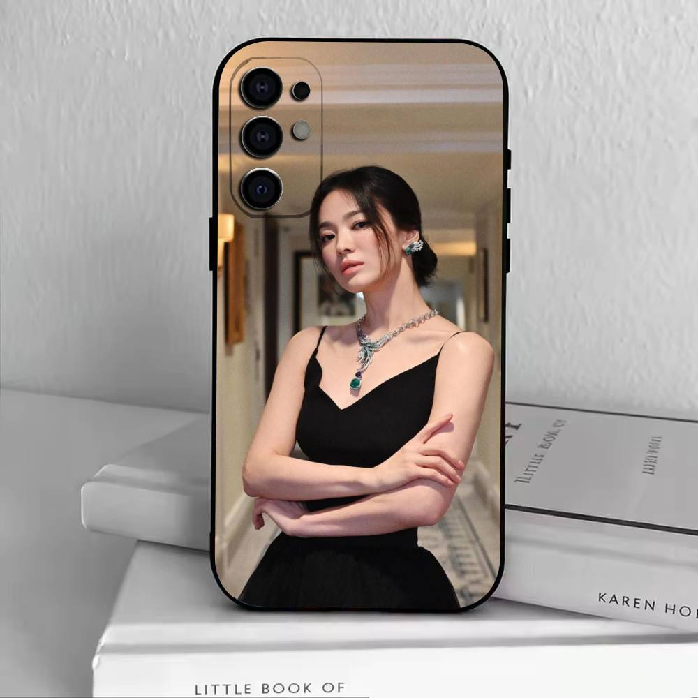 Actress Song Hye-kyo Phone Case For Samsung S25,S24,S21,S22,S23,S30,Ultra,S20,Plus,Fe,Lite,Note,10,Black Cover
