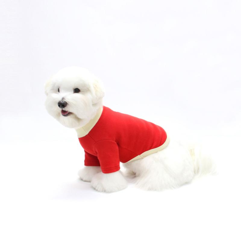 KINIKINI Rollkragen-T-Shirt-ROT (Kurzärmeliges T-shirt)