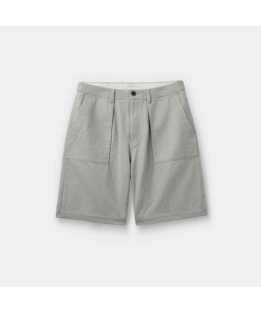 Silijeu Garment Washed Semi-Wide Chino Shorts Sapom26831Khl