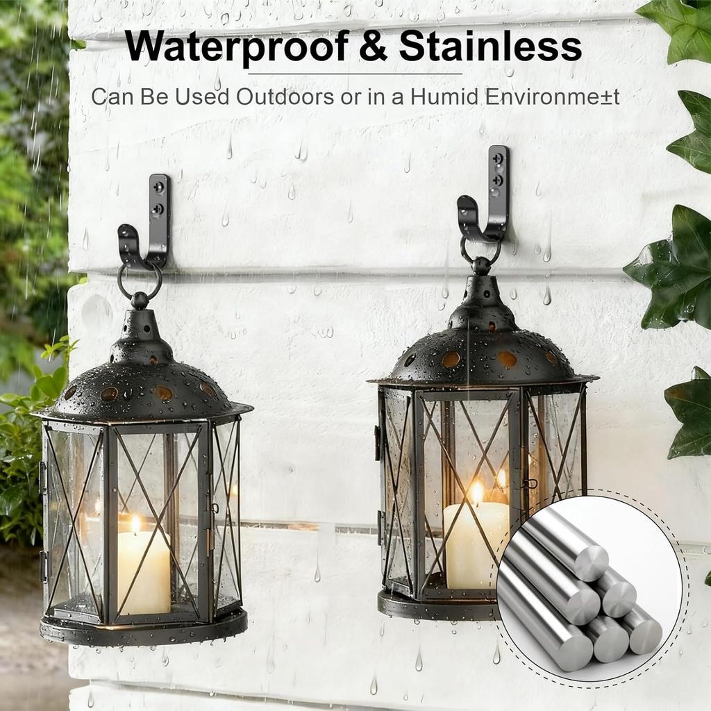 15-Pack Black Metal Wall Hooks, Heavy Duty Coat Hooks Wall Mounted for Hanging, Screw in Hooks for Towel, Clothing, Robe, Single Hooks for