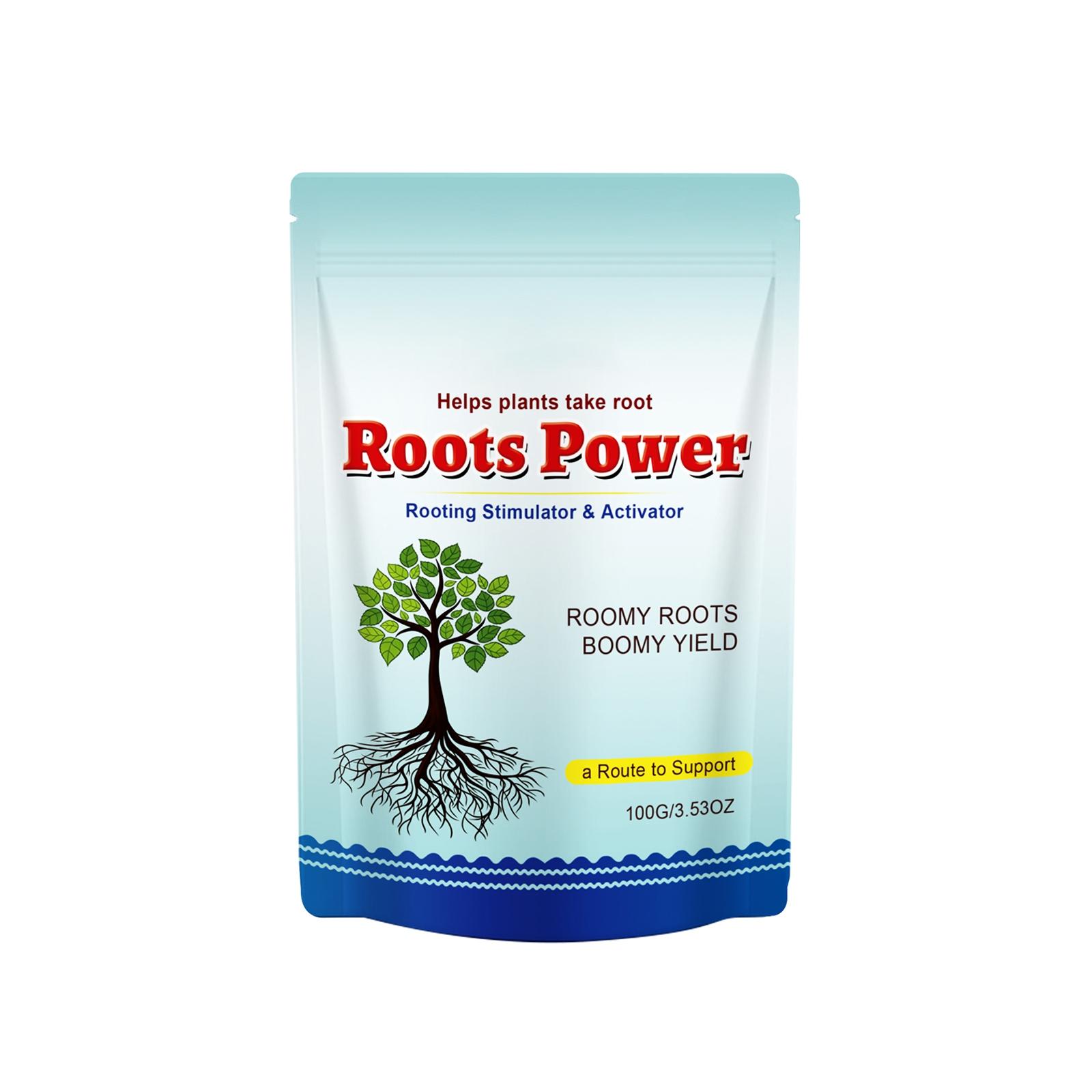 

Roots Power Rooting Stimulator and Activator Helps Plants Take Root Supports Root Growth and Development 100g Pack for Gardening Use one size