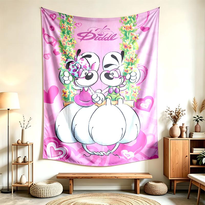 Diddl (19) Tapestry Suitable For Decorating Homes Dorms And Bedrooms Soft To The Touch And A Perfect Gift For Friends And Family