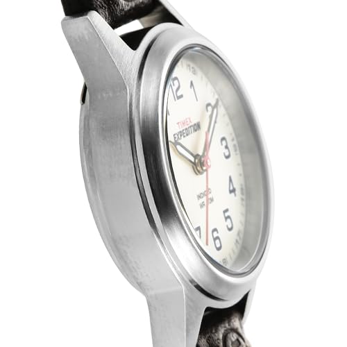 TIMEX Women's Expedition Watch T41181, Quartz Movement, Water Resistant To 5 ATM, Mineral Glass, Ivory Dial, Brass
