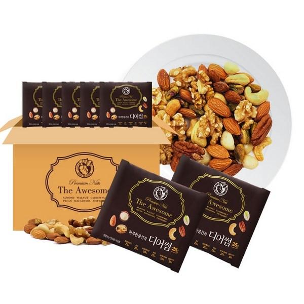 Nuts Brother A Handful of Nuts a Day Dearsome, 25g, 50 pieces, Korean nuts