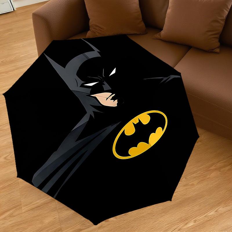 1PC Warner Batman Logo Automatic Open/Close Umbrella with Windproof, 71-Rib Sturdy Canopy, Durable Ribs1288A