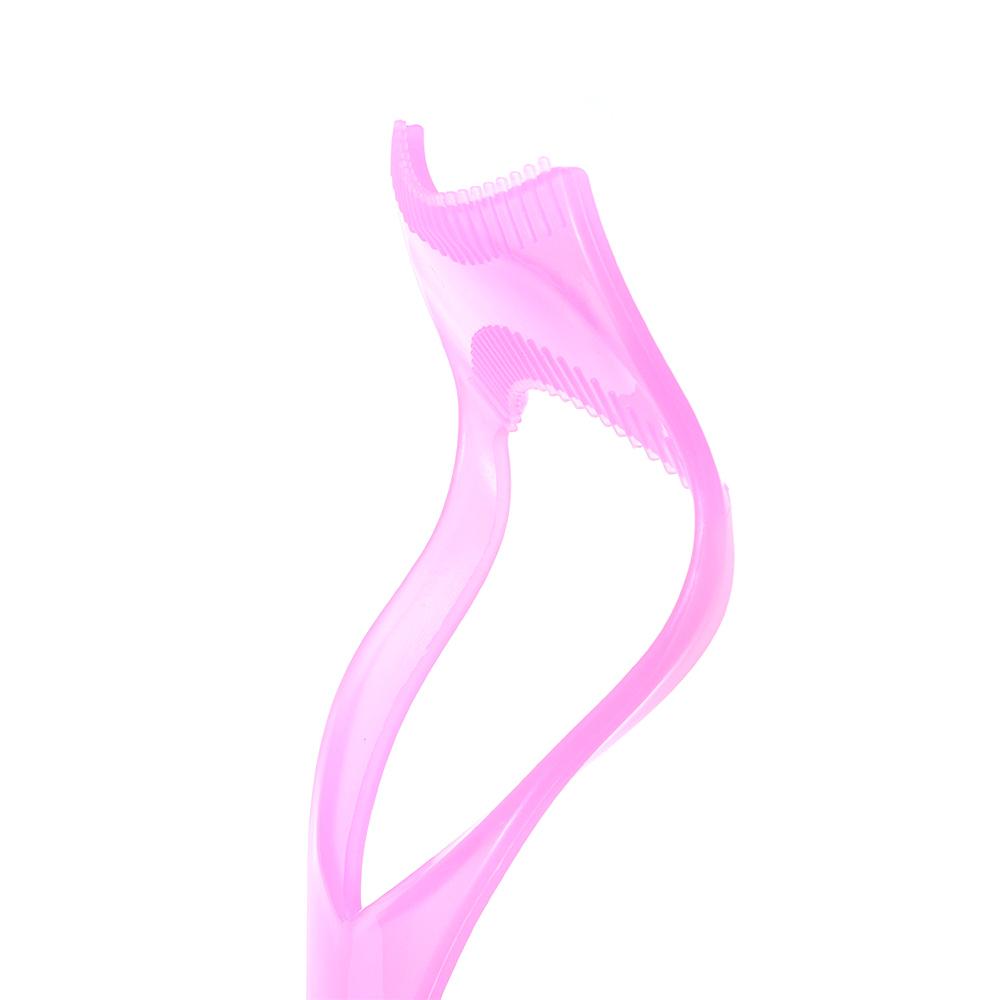 Kleur Willekeurig Bescherm Ogen Mascara Schild Applicator Tool 3-In-1 Wimperkam Sjabloon Make-up Kwast