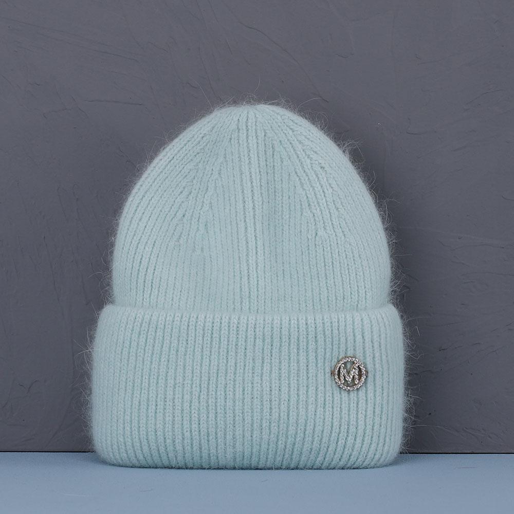 2023 new  Hot Selling Winter Hat Real Rabbit Fur Winter Hats For Women Fashion Warm Beanie Hats Solid Adult Cover Head Cap