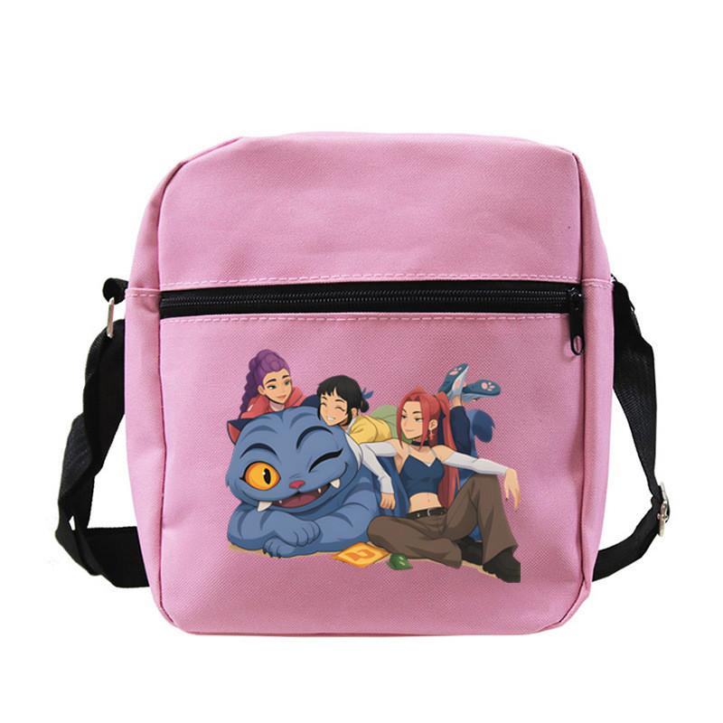 Kids Girls Rumi Zoey Mira Printed Student Stationery Bag Casual Crossbody Shoulder Bags
