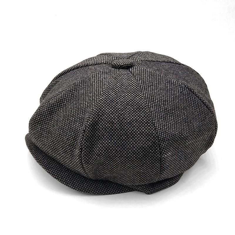 Wool Blend Octagon Hat For Men Women With Adjustable Fit For Winter Outdoor Casual Wear