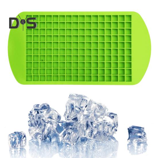 Silicone Mini Ice Cube Tray 160 Small Cubes Visual Sensory Ice Cubes Quick Freezing Easy Deicing Perfect DIY Tool