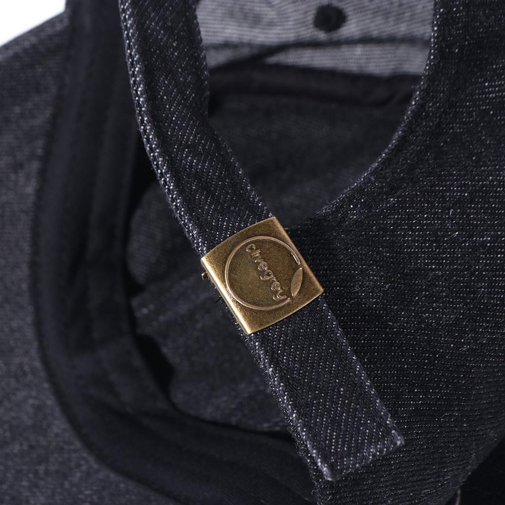 Rabbit Ripped Denim Baseball Cap Puppy Bunny Ears Snapback Cap Chains Doberman Ears Hat Girl