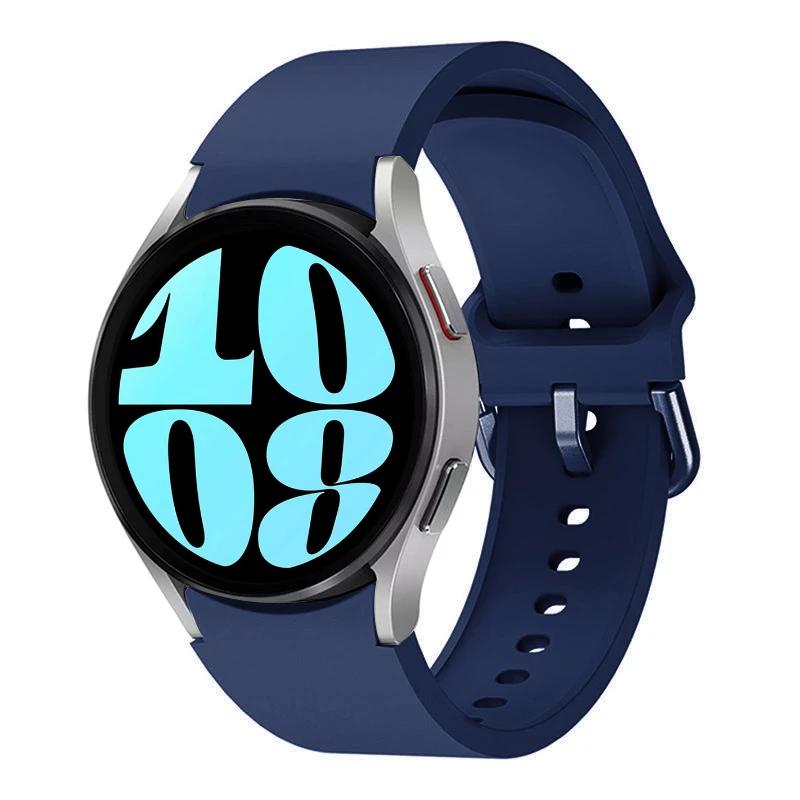 Silicone No Gaps Strap For Samsung Galaxy Watch 7/6/5/4 44mm 40mm 5Pro 45mm Bracelet Band Galaxy 6 Classic 47mm 43mm 46mm Correa