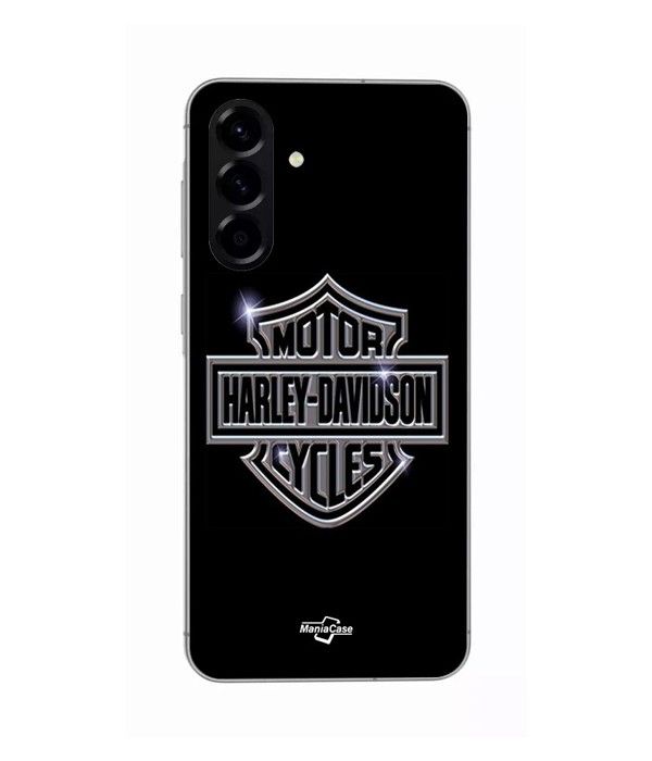Hülle - Harley Davidson - Samsung Galaxy A56 - Silikon - Flexibel - Schwarz Grau