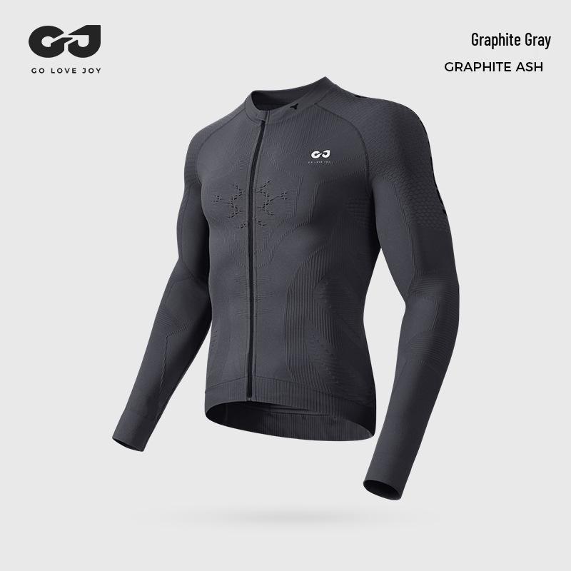 

Мужская одежда с длинным рукавом для велоспорта и активного отдыха - Влагоотводящая, быстросохнущая для осени и зимы XXL