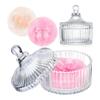 Body Powder Puff And Container,Dusting Powder Jar With Makeup Puff,Large Dusting Powder For Women Body Puff