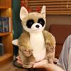 Peluche Lemi Selvatico Simulato Animali di Peluche Adorabili Morbidi Realistici Scimpanzé Peluche Bambola Cuscino Accompagnamento per Bambini Regali