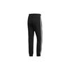 Adidas Slim-Fit Knitted Track Pants With 3 Stripes Men Bottoms Black FM9431
