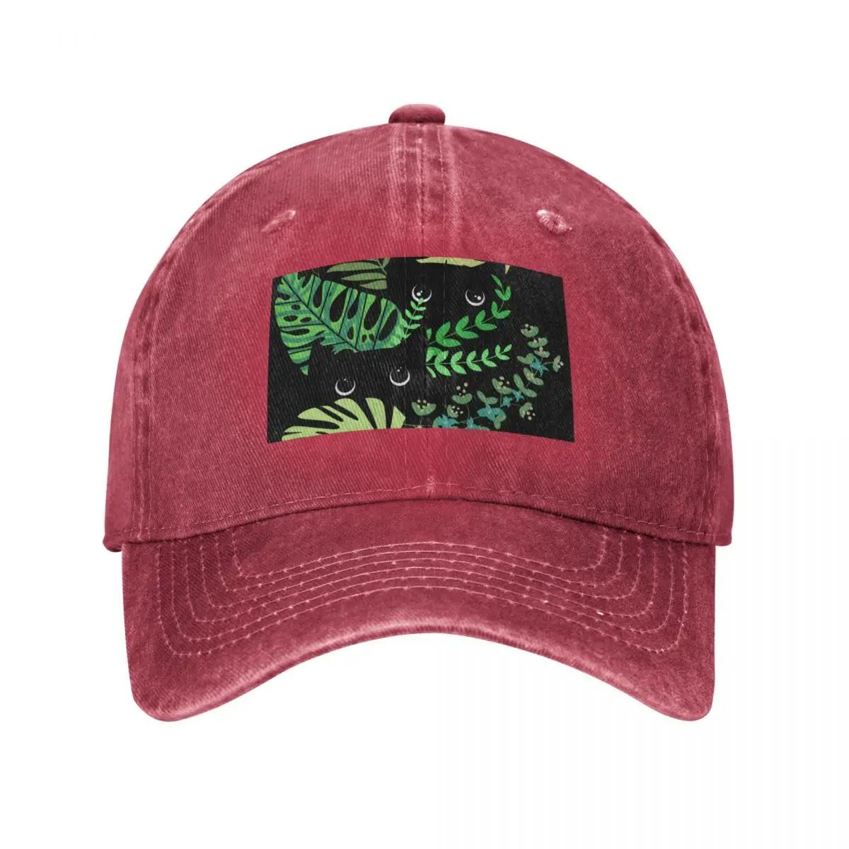Peeking cats squad peeking Baseball Cap sun caps cute Wild Ball Hat Fishing cap Womens Hats  Unisexs