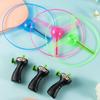 Kinder Leuchtende Frisbee Propeller Spielzeug LED Beleuchtung Zugseil Fliegendes UFO Spielzeug Kreisel Outdoor Spiel Sportspielzeug Geschenk